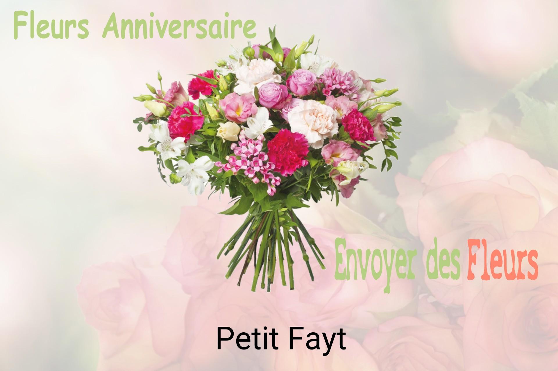 Bouquet de fleurs d’anniversaire livré à Petit-Fayt