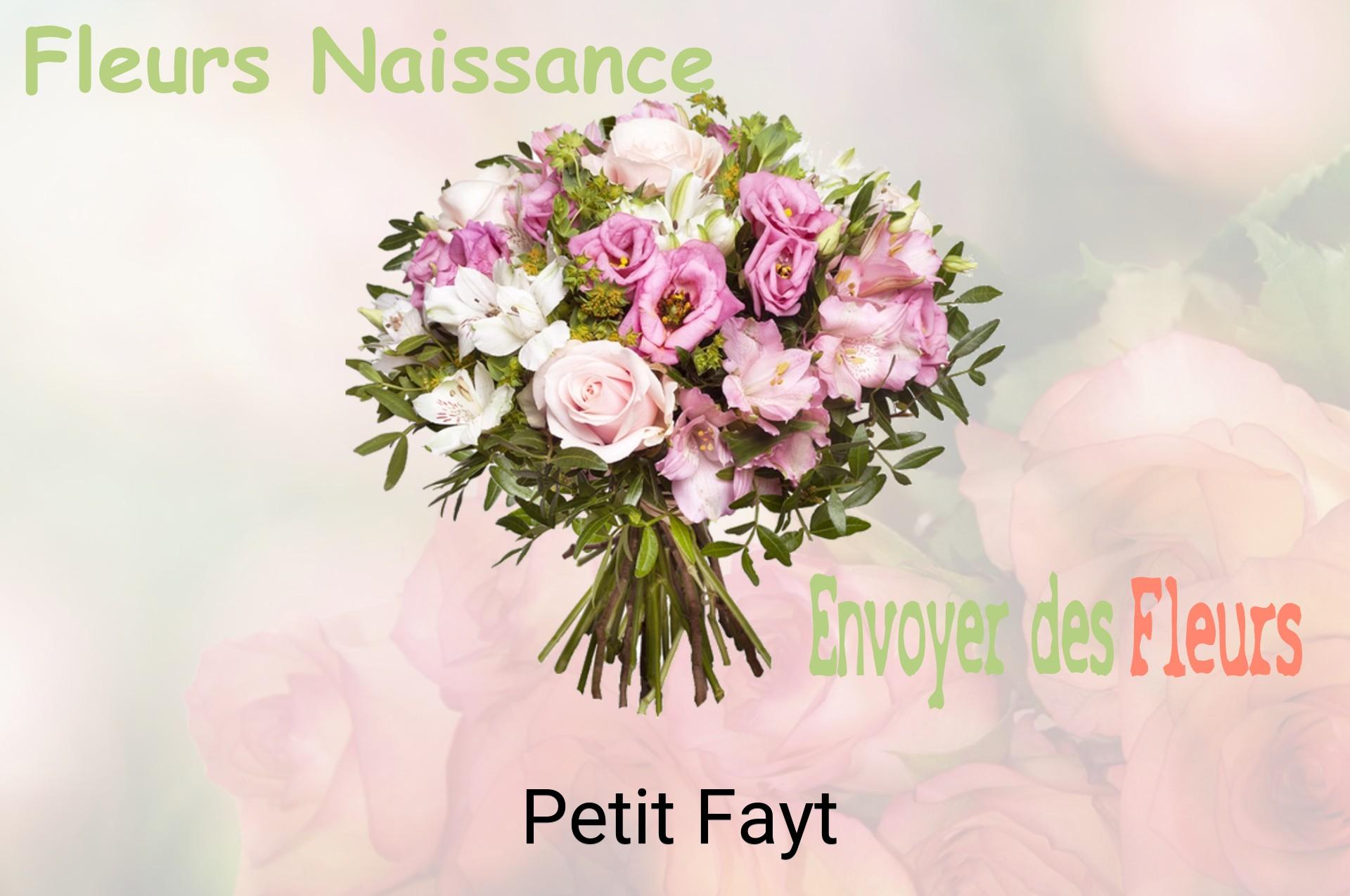 Bouquet de fleurs de naissance livré à Petit-Fayt